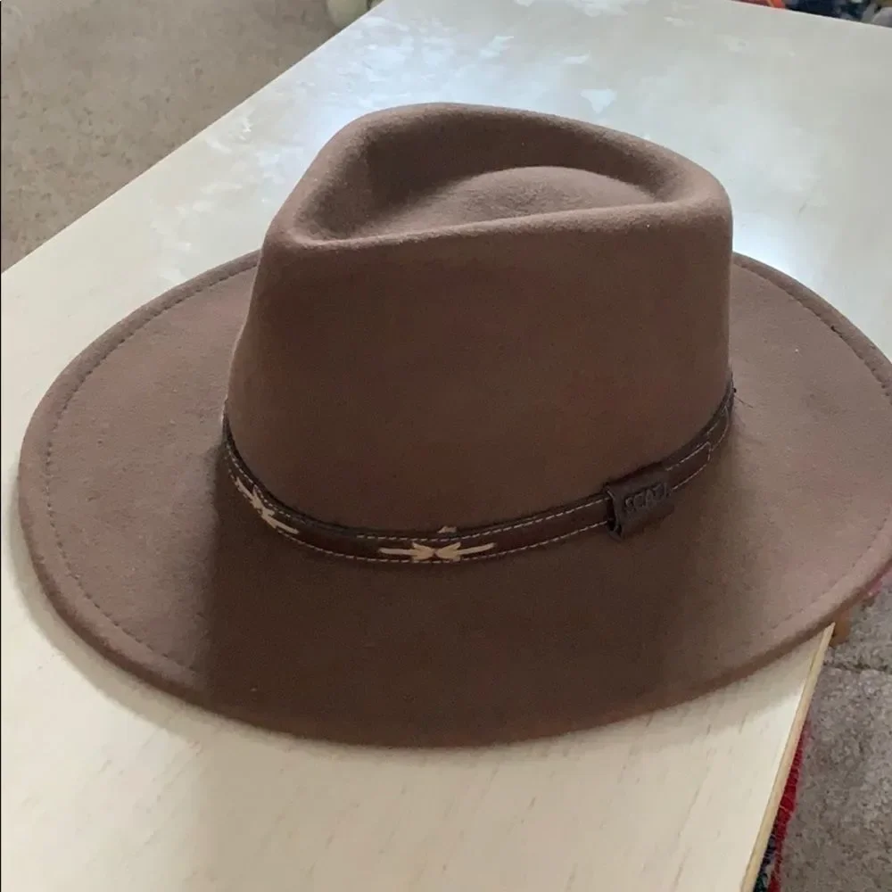 SCALA safari hat wool felt crushable small fedora